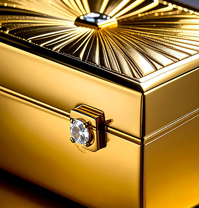 24K Gold Collection Box