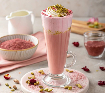 Rose Pistachio Milkshake